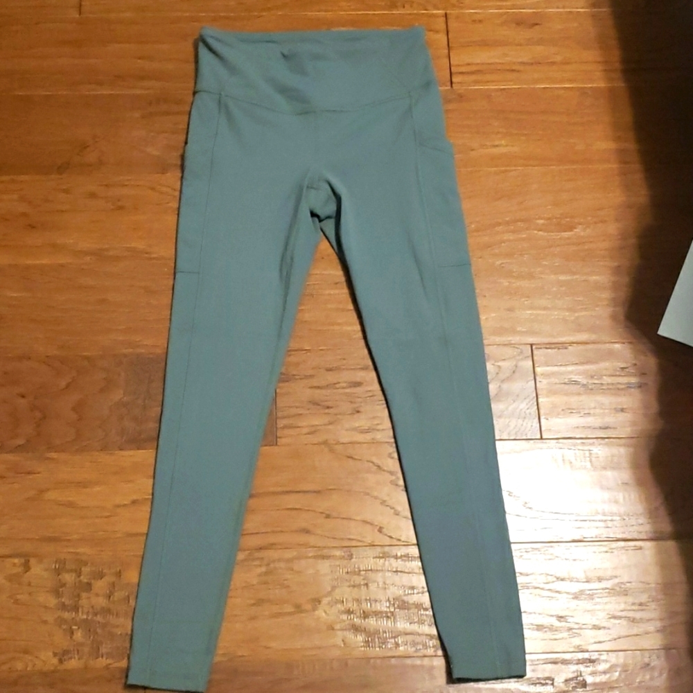 Sz S, green, Prana leggings